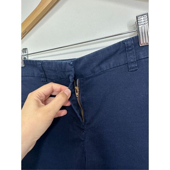 J. Crew Shorts Womens 2 Navy Blue Chino With Pockets - Picture 4 of 7